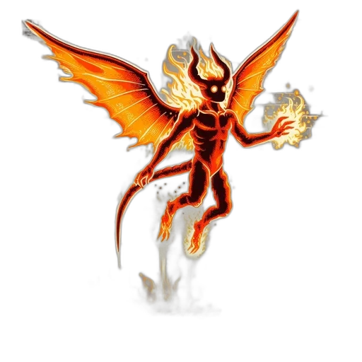 dragon, creature, staff, concept art transparent PNG cut-out