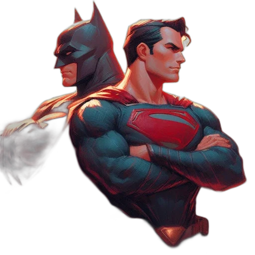 comic book art, concept art, fantasy art, cartoon transparent PNG cut-out