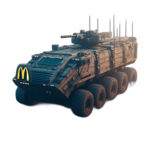 weapon, robot, car, animal transparent PNG cut-out