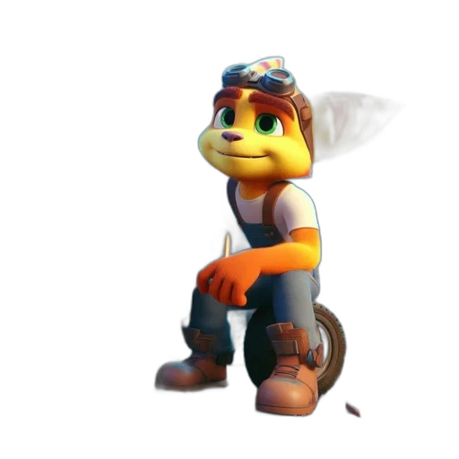 staff, animal, robot, creature transparent PNG cut-out