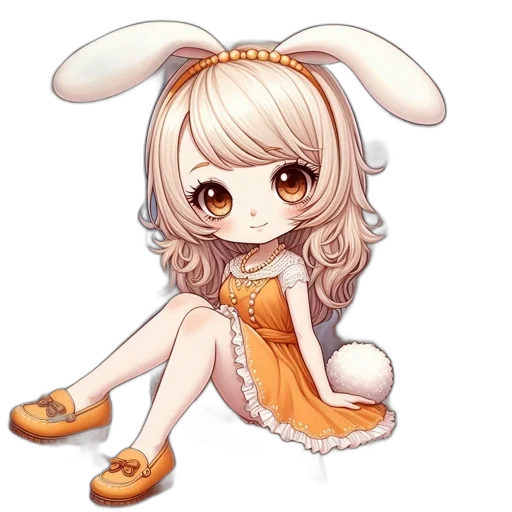 dress, staff, animal, creature transparent PNG cut-out