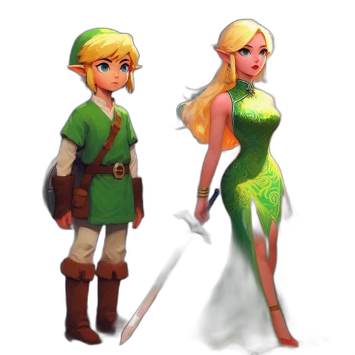 dress, sword, pixel art, concept art transparent PNG cut-out