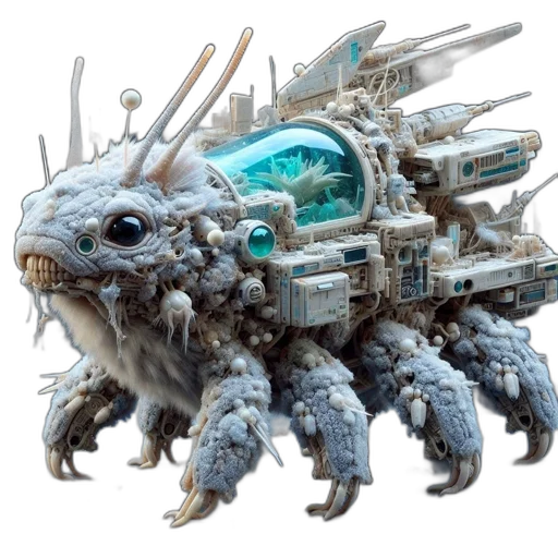 robot, dragon, creature, weapon transparent PNG cut-out