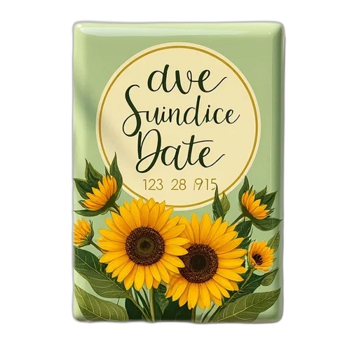 green, yellow, sunflowers, wedding transparent PNG cut-out
