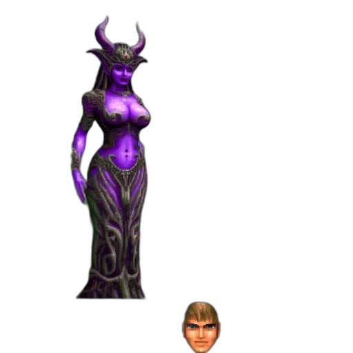 dress, jewelry, staff, concept art transparent PNG cut-out