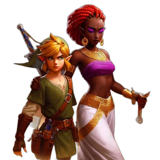 concept art, fantasy art, pixel art, 3d render transparent PNG cut-out