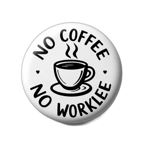 staff, white, button, black transparent PNG cut-out