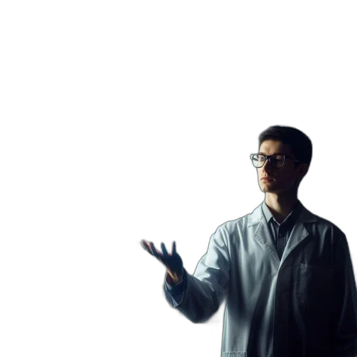 staff, jacket, robot, umbrella transparent PNG cut-out