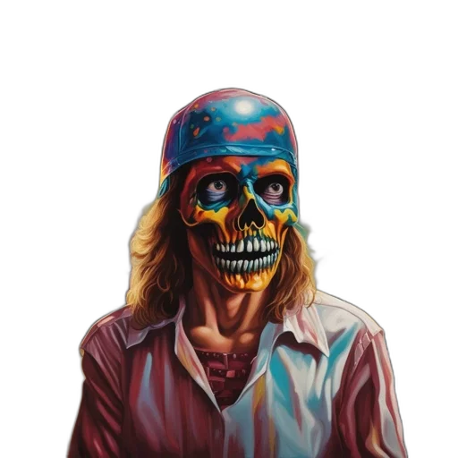 mask, face, hat, jacket transparent PNG cut-out