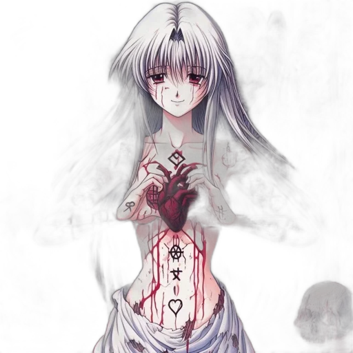 dress, anime, fantasy art, pixel art transparent PNG cut-out