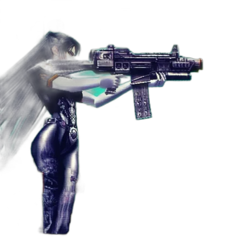 weapon, robot, concept art, cyberpunk transparent PNG cut-out