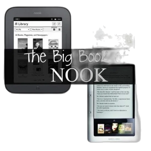 big, book, nook, written transparent PNG cut-out