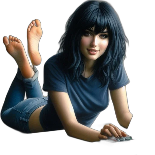 shoes, robot, face, photorealistic transparent PNG cut-out
