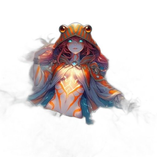 dragon, creature, mask, dress transparent PNG cut-out