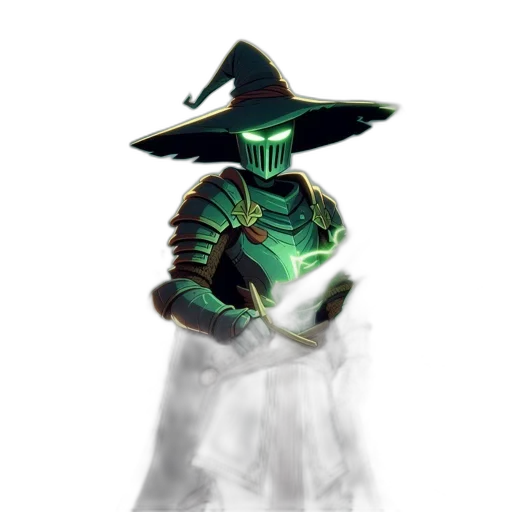 staff, mask, hat, sword transparent PNG cut-out