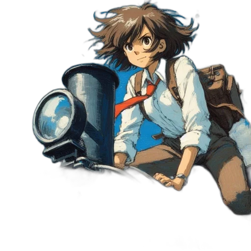 weapon, robot, jacket, sword transparent PNG cut-out