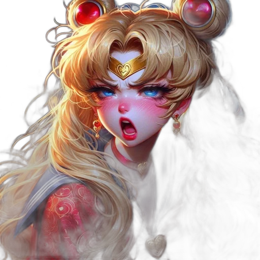crown, face, mask, fantasy art transparent PNG cut-out