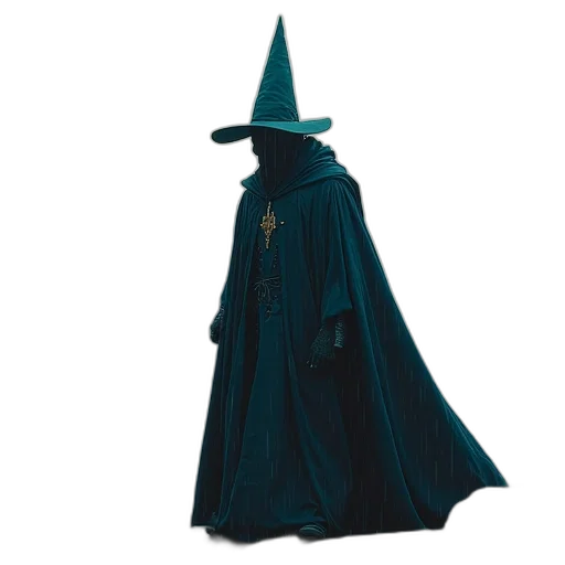 hat, staff, dress, mask transparent PNG cut-out