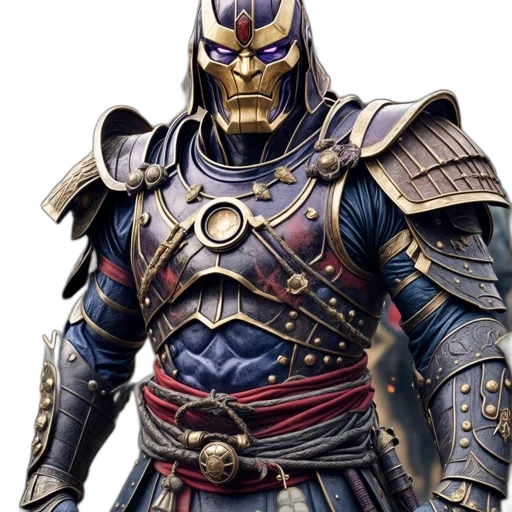 mask, sword, robot, concept art transparent PNG cut-out