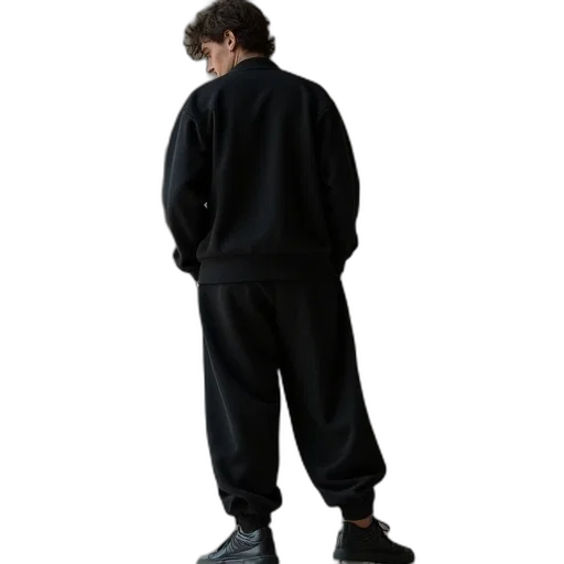 jacket, staff, shoes, editor transparent PNG cut-out