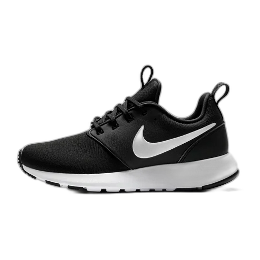 shoes, black, white, running transparent PNG cut-out