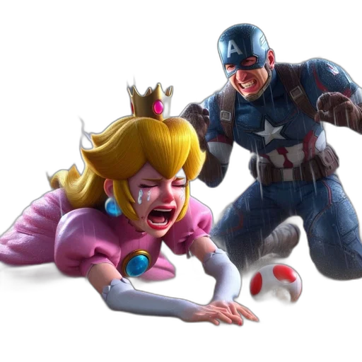 concept art, comic book art, 3d render, stormy transparent PNG cut-out