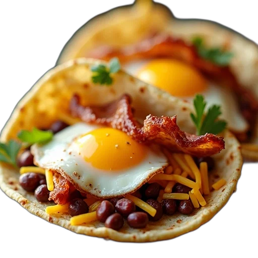 food, photorealistic, mexican, breakfast transparent PNG cut-out