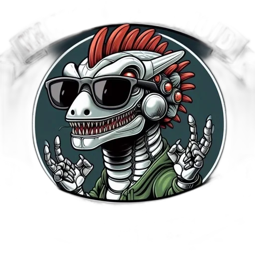 robot, jacket, cartoon, comic book art transparent PNG cut-out