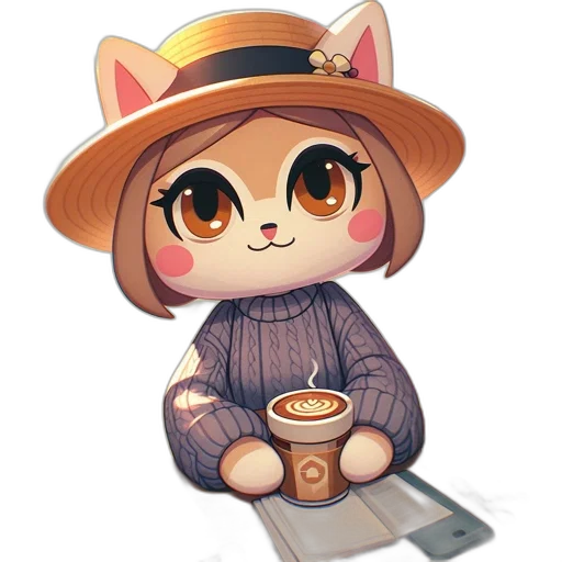 hat, staff, food, animal transparent PNG cut-out