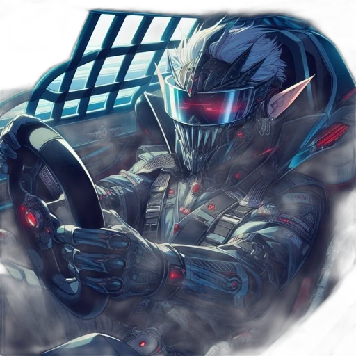 robot, concept art, comic book art, cyberpunk transparent PNG cut-out