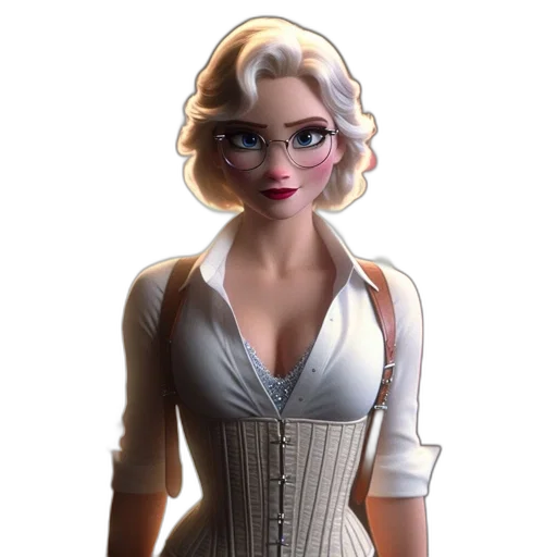 dress, 3d render, concept art, comic book art transparent PNG cut-out