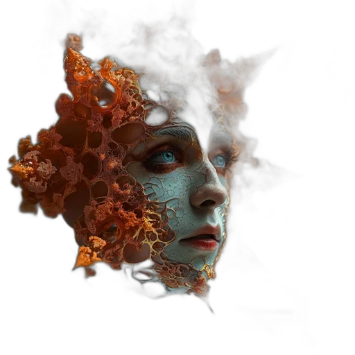 mask, face, crown, dragon transparent PNG cut-out