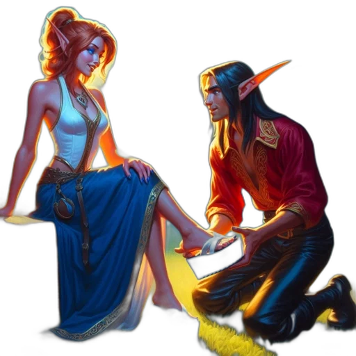 concept art, fantasy art, comic book art, pixel art transparent PNG cut-out