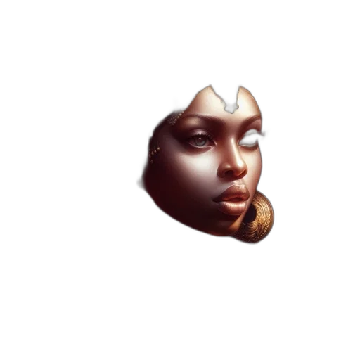 face, mask, crown, creature transparent PNG cut-out