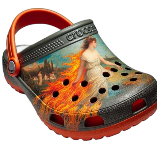shoes, crocs, shoe, features transparent PNG cut-out