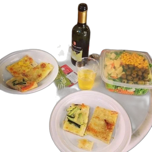 food, table, two, plates transparent PNG cut-out