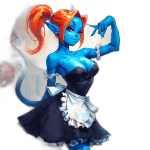 dress, staff, fantasy art, concept art transparent PNG cut-out