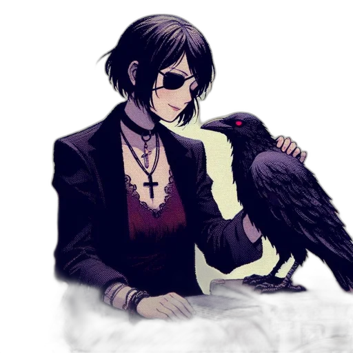 animal, jacket, pixel art, concept art transparent PNG cut-out