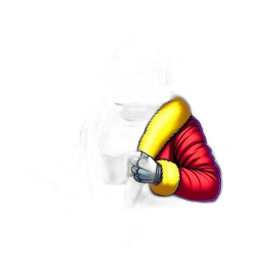 jacket, weapon, staff, robot transparent PNG cut-out