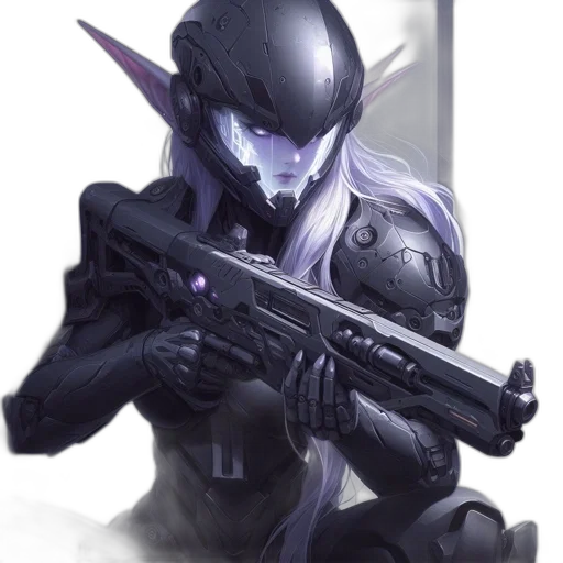 weapon, dragon, robot, concept art transparent PNG cut-out