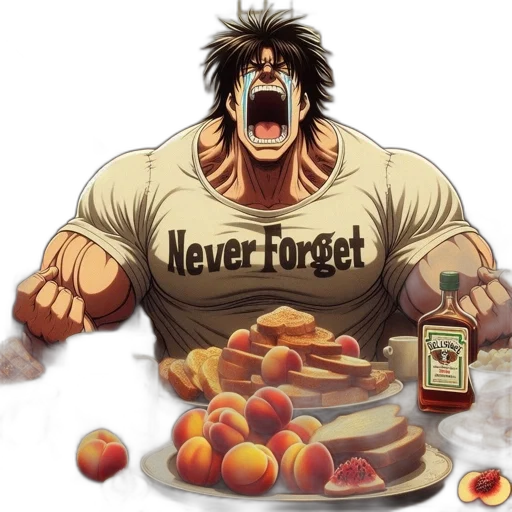 food, concept art, anime, pixel art transparent PNG cut-out