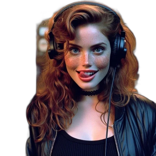 jacket, face, photorealistic, cyberpunk transparent PNG cut-out