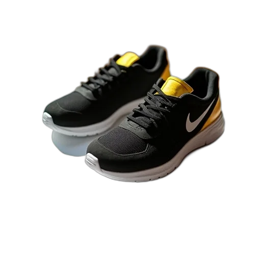 shoes, 3d render, photorealistic, pair transparent PNG cut-out