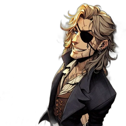 jacket, staff, concept art, fantasy art transparent PNG cut-out