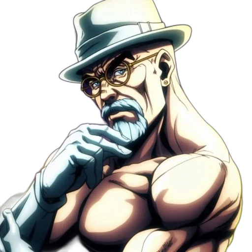 hat, face, staff, weapon transparent PNG cut-out
