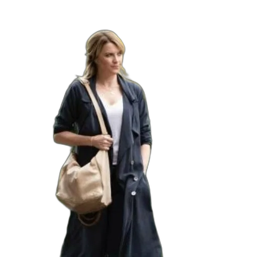 jacket, dress, staff, umbrella transparent PNG cut-out