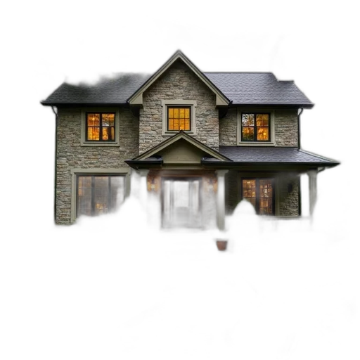building, umbrella, 3d render, photorealistic transparent PNG cut-out