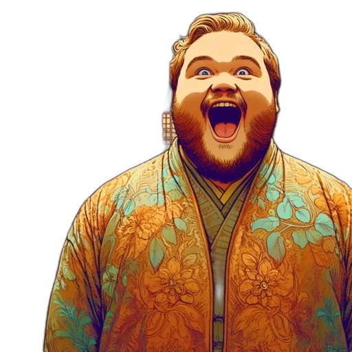 jacket, face, concept art, cartoon transparent PNG cut-out