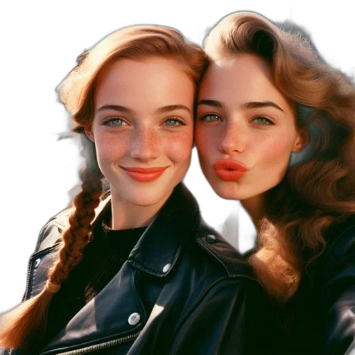 face, jacket, photorealistic, oil painting transparent PNG cut-out