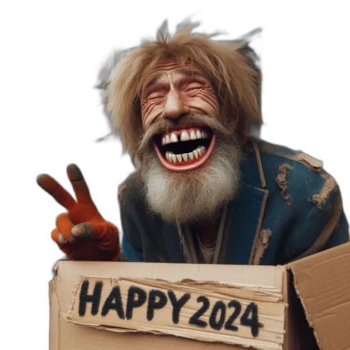 concept art, 3d render, ecstatic, bearded transparent PNG cut-out